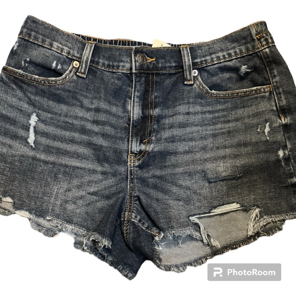 aerie Pants - NWT Aerie Distressed Denim Shorts WITH STRETCH BAND